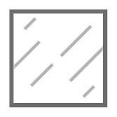 gabinetowy system przechowywania Szkło w ramce aluminiowej
