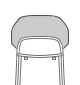 hoker AF02 - Hoker barowy 492x1092mm Wysokość: Krzesło:1092mm Siedzisko:769mm