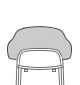 hoker AF08 567x999mm Wysokość: Krzesło:999mm Siedzisko:650mm