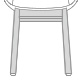 krzesło podstawa czworonożna Drewniana