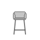 hoker wysokie krzesło barowe GRP7 - Hoker do kuchni 552x506mm Wysokość: Krzesło:942mm Siedzisko:650mm