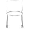 krzesło konferencyjne GY4NK 580x610mm