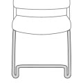 krzesło konferencyjne GYC1 580x570mm
