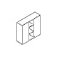 gabinetowy system przechowywania MIT20 - wykończenie połysk 1363x418mm
