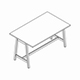 stół wysoki PSD826 1615x1000mm H:900mm