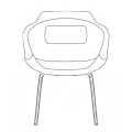 krzesło UFP16 600x600mm