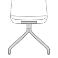 krzesło konferencyjne UKP17 471x570mm