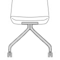 krzesło konferencyjne UKP18K 471x570mm