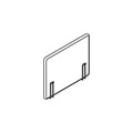panele boczne do biurek ZUS80 990x650mm