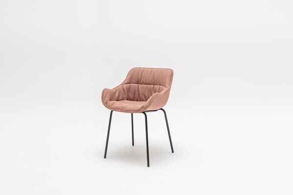 Baltic Soft Duo krzesło podstawa metalowa