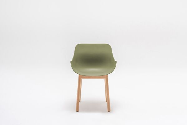 Baltic Basic krzesło z podstawą drewnianą