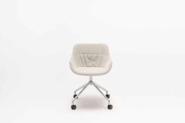 Baltic Soft Duo krzesło podstawa aluminium polerowane