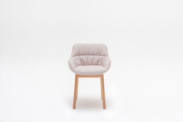Baltic Soft Duo krzesło podstawa drewniana
