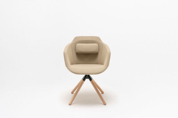 Ultra krzesło podstawa drewniana obrotowa