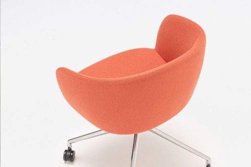Grace - krzesło tapicerowane podstawa aluminiowa